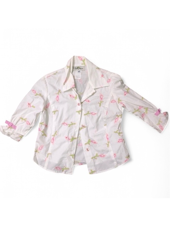 Verde & Mela Other - Girls Verde & Mela Button Down Floral Shirt, Size 6